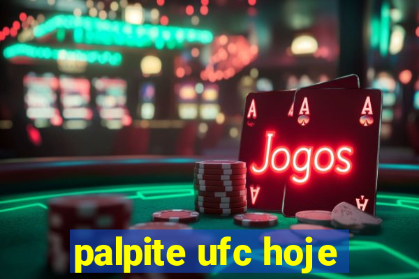 palpite ufc hoje